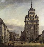 BELLOTTO, Bernardo The Kreuzkirche in Dresden Sweden oil painting reproduction